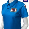 Nebraska NSAA Women's Bright Blue Volleyball Referee Shirt