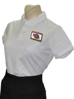 Nebraska NSAA Women's Dye Sublimated White Volleyball Referee Shirt