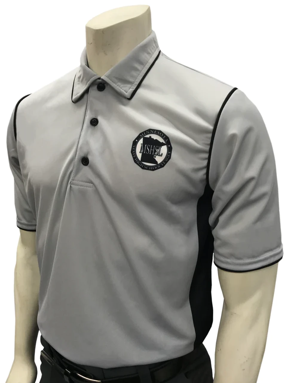 Minnesota Men's Short Sleeve Grey Volleyball Referee Shirt 1 Minnesota Men's Short Sleeve Grey Volleyball Referee Shirt