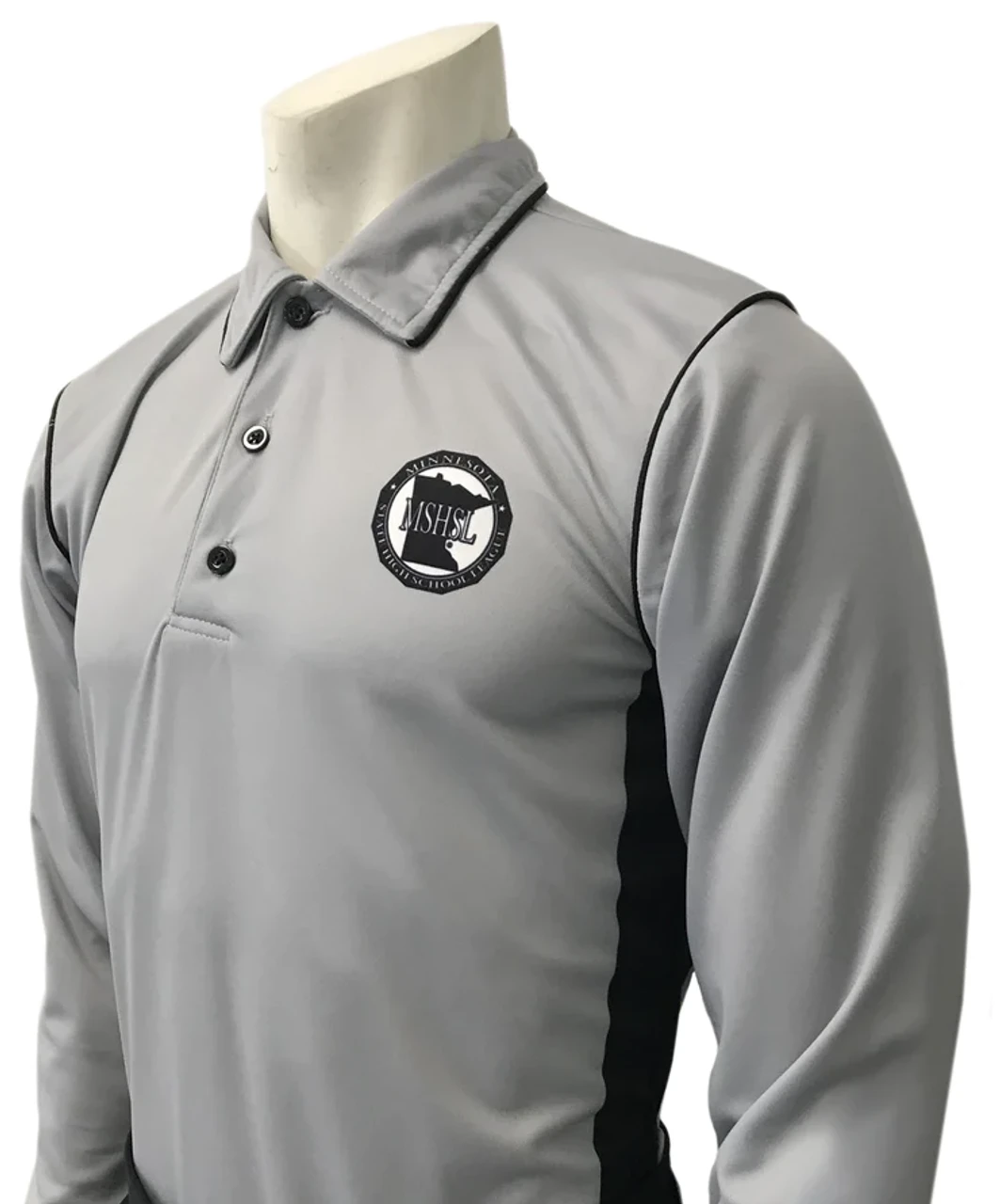 Minnesota Men's Grey Long Sleeve Volleyball Referee Shirt 1 Minnesota Men's Grey Long Sleeve Volleyball Referee Shirt