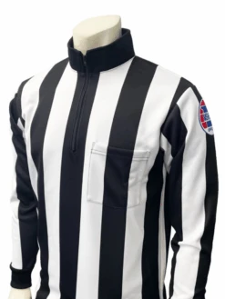 Missouri MSHSAA 2 1/4" Stripe Rainy Weather Long Sleeve Football Referee Shirt