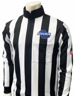 Georgia GHSA Foul Weather Long Sleeve Football Referee Shirt