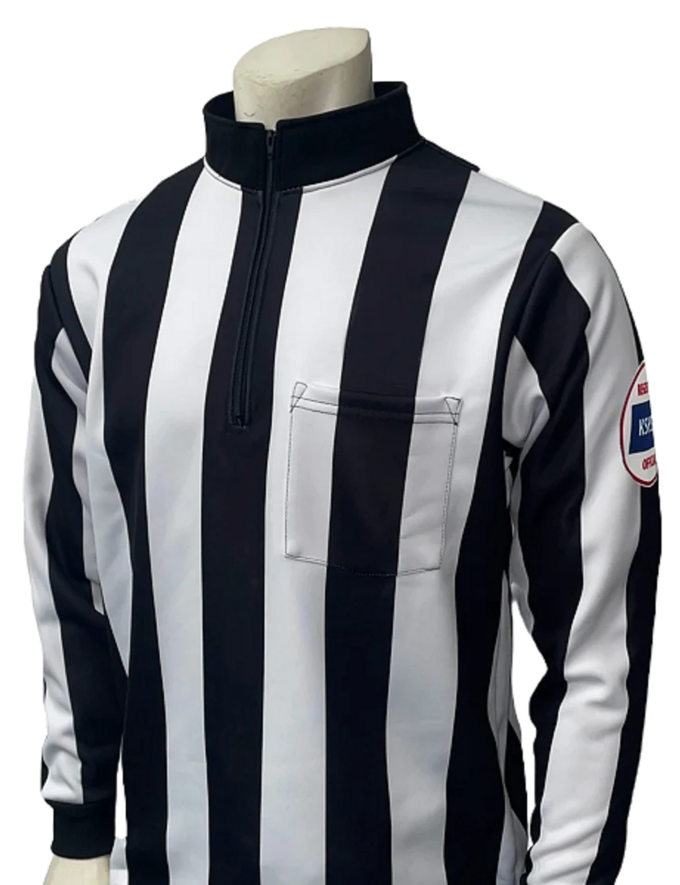 Kansas KSHSAA Foul Weather Long Sleeve Football Referee Shirt 1 Kansas KSHSAA Foul Weather Long Sleeve Football Referee Shirt