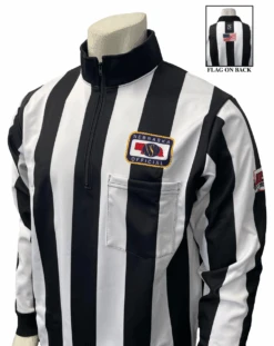Nebraska NHSOA Foul Weather Long Sleeve Football Referee Shirt