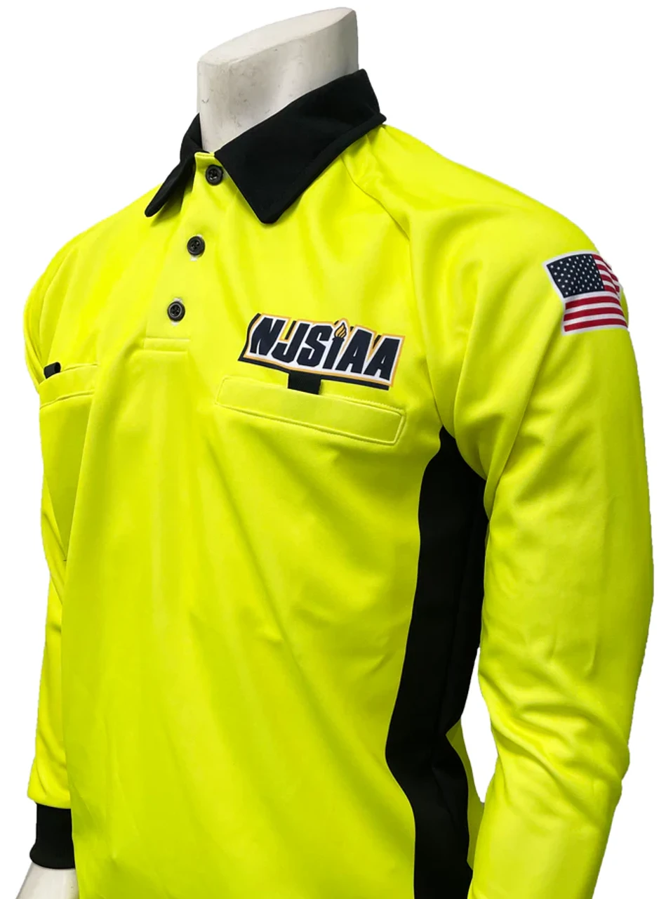 New Jersey NJSIAA Long Sleeve Men's Soccer Referee Shirt-SM 1 New Jersey NJSIAA Long Sleeve Men's Soccer Referee Shirt-SM