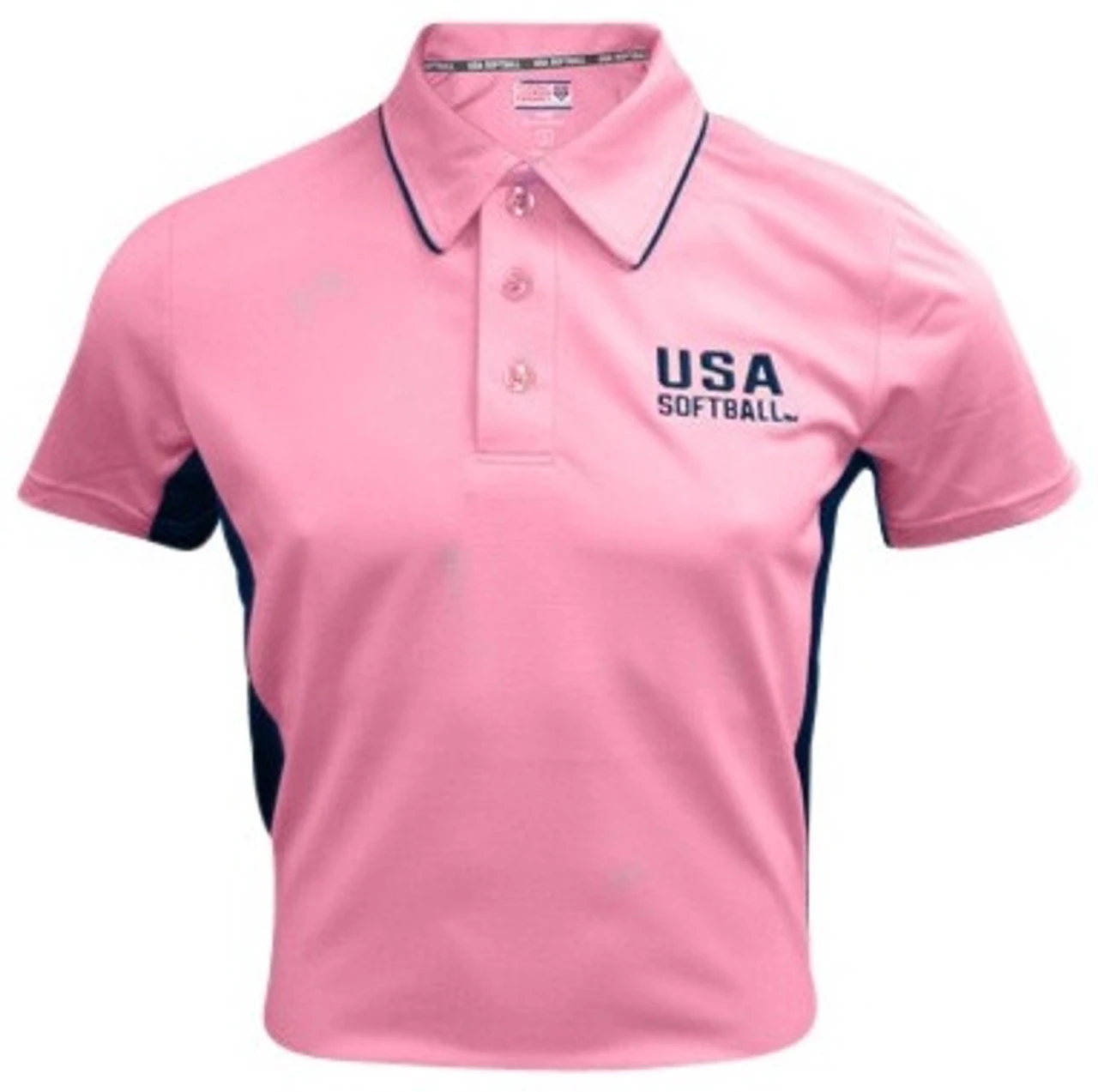 USA Softball Pink Umpire Shirt 2 USA Softball Pink Umpire Shirt - Image 2