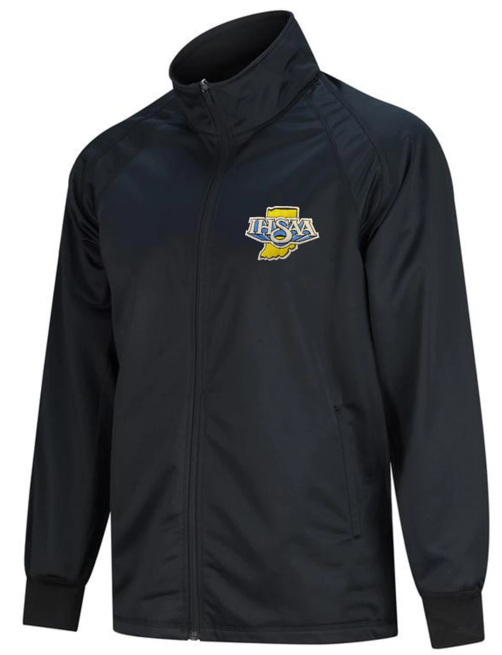 Indiana IHSAA Black Referee Pre-game Jacket 1 Indiana IHSAA Black Referee Pre-game Jacket