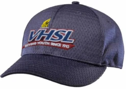 Virginia VHSL Navy Fitted Promesh 6-stitch Combo Umpire Cap