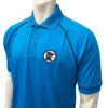 Minnesota MSHSL Men's Short Sleeve Bright Blue Volleyball/Swimming Referee Shirt -New