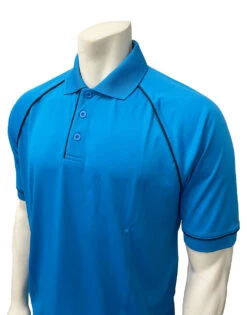 Smitty Men's Bright Blue Short Sleeve Volleyball Referee Shirt