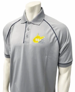 West Virginia SSAC Men's Grey Short Sleeve Volleyball Referee Shirt