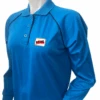Virginia VHSL Women's Long Sleeve Bright Blue Volleyball Referee Shirt