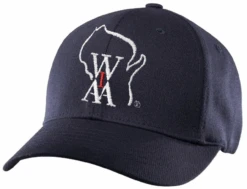 Wisconsin WIAA Navy Wool 4-stitch Umpire Plate Cap