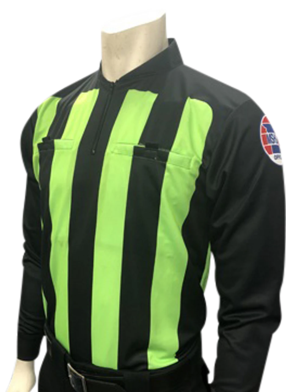 Missouri MSHSAA Long Sleeve Soccer Referee Shirt 2 Missouri MSHSAA Long Sleeve Soccer Referee Shirt - Image 2