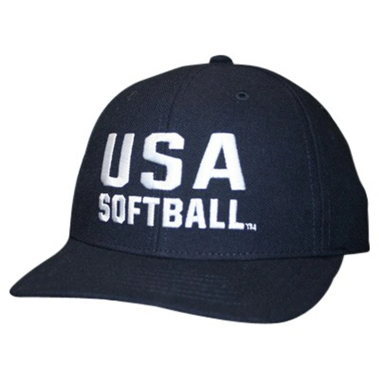 USA Softball Adjustable Wool 2 1/2 Inch 6-stitch Umpire Cap 1 USA Softball Adjustable Wool 2 1/2 Inch 6-stitch Umpire Cap
